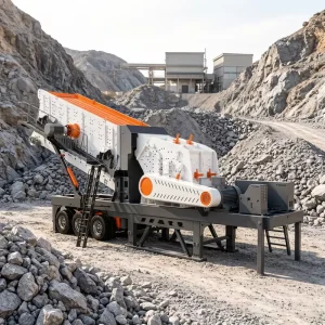 Tyre Mobile Impact Crusher Plant Flexible Movement for Quarry & Mining No Need Trailer Single Rotor Impact Crusher