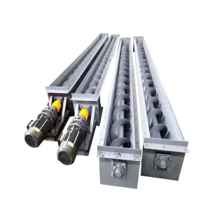 U Trough Screw Feeder Automatic Speed Adjustable Conveyor Machine for Food Grade Pharmacy Raw Material Delivery System