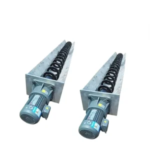 U shaped Assembly Line Screw Conveyor with Large Shaft Sludge Powder Feeder for Sand and Gravel Shaftless Design