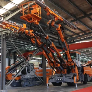 UJ33 High Efficiency Diesel Engine Powered Automated Underground Construction Drilling Rig Jumbo Mining Drill