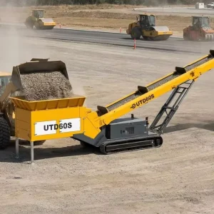 UTD60-S Heavy-Duty Tracked Mobile Feeder Stacker 10m High Wagon Loader