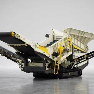 UZS1340 Tracked Mobile Screener Machine High Capacity 3 Way Heavy Duty Aggregate Vibration Screening Plant for Quarry