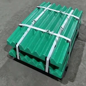 Ultra high Manganese Steel Forging Jaw Plate Spare Parts for Jaw Crushers High Wear Resistance Custom Size Ore Mining Machinery