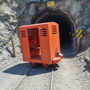Underground Electric Mining Locomotive Hauled Passenger Wagon with Engine Core Components for Personnel Transport