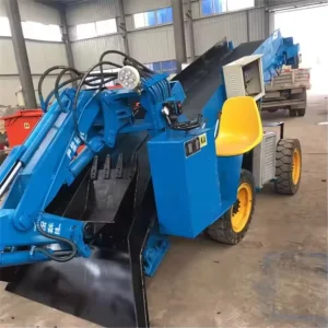 Underground Mine Wheel Mucking Loader Tunnel Slag Grilling Backhoe Loader Mining Excavation Machinery