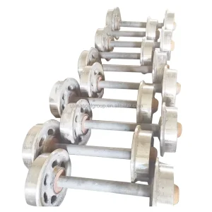 Underground Mining Car Wheels Ore Cart Wheels Mine Car Wheel Set Replacement Parts for Underground Mining Locomotive