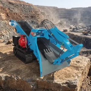 Underground Mining Equipment Electric Hydraulic Mucking Loader Crawler Coal Metal Mine Mucking Machine Customizable