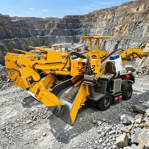 Underground Mining Loader Machine Multifunction Coal Mining Mucking Equipment Mini Rock Loader Machine Scraper Bucket