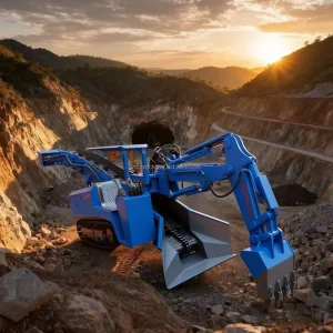 Underground Mining Mucking Loader Crawler Haggloader for Tunnel Project and Mine Excavation