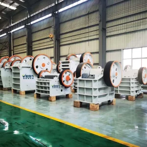 Uniform Product Gradation Jaw Crusher for River Pebble Limestone Concrete Block with Simple Maintenance Requirements