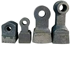 Universal Alloy Cast Crusher Hammer Head Mining Machine Parts High Strength Steel for Multiple Mining Equipment Fast Supply