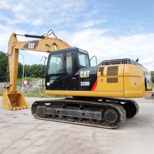 Used 320D Hydraulic Crawler Excavator 20 Ton Heavy Duty Earthmoving Machine for Mining Construction
