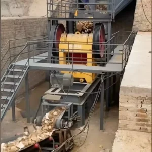 Used 400×600 Jaw Crusher Machine Stone Crusher for Ore Mining with Engine Motor and Bearing Core Components