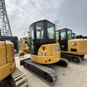 Used CAT 303.5E Mini Excavator Good Condition 3.5Ton Second Hand Crawler Digger Low Hours Small Hydraulic Excavator