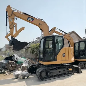 Used CAT 307.5 Crawler Mini Excavator Original Caterpillar 7.5Ton Small Hydraulic Digger