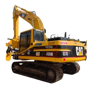 Used Caterpillar 320B Excavator 20 Ton 100KW 1.2m Bucket Capacity Construction