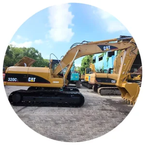 Used Caterpillar 320C Excavator 20 Ton New Arrivr With Dozer Blade After Sales Support Epa Tier 2 for Mining