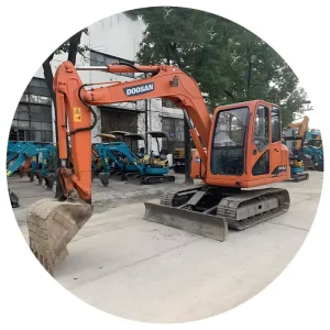 Used Doosan DH80 Small Excavator Korea Origin 8 Ton Low Hours Diesel Crawler Hydraulic CE Certified