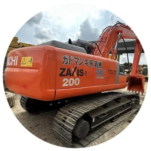 Used Hitachi Zx200-6 20 Ton Japan Original Crawler Excavator Diesel Hydraulic Excellent Condition Genuine Parts