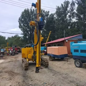 Used Hydraulic Mining Tunnel Quarry Drill Rig Equipment Crawler Diesel Engine Powered DTH Blasting Hole Drill Rig Machine