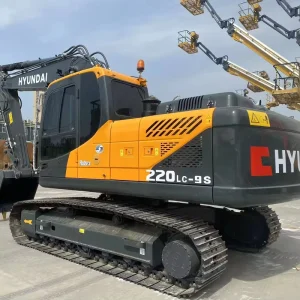 Used Hyundai 220LC 9S 22Ton Crawler Excavator for Sale Secondhand Hyundai Digger Original Korea with Low Working Hours