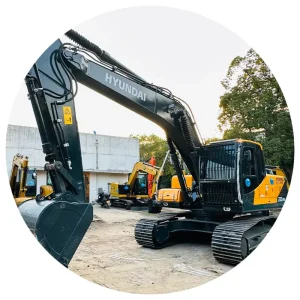 Used Hyundai R220Lc-9S Korea 22 Ton Crawler Excavator Diesel Hydraulic Genuine Parts Well Maintained Fob Cif