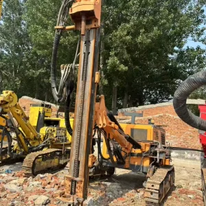 Used Integrated Rock Blasting Mining Surface DTH Crawler Mining Exploration Drilling Rig