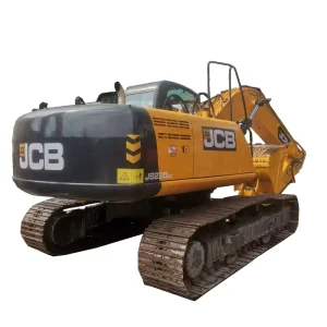 Used JCB JS220LC Crawler Excavator with 4 cycle Diesel Engine 110 kW Power