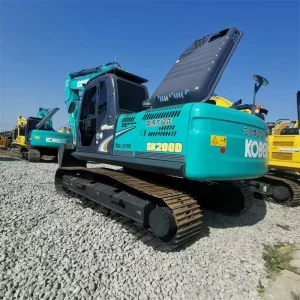Used Japan Kobelco SK200D Crawler Excavator 20Ton Second Hand Kobelco SK210 SK220 Hydraulic Medium Digger for Sale