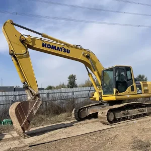 Used Komatsu PC220 Original Hydraulic Crawler Excavator with Joystick for High Altitude Andes Mining Construction Works