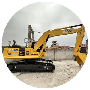 Used Komatsu Pc220 8 Japan 22 Ton Medium Excavator Road Mining Foundation Construction Crawler Diesel Hydraulic