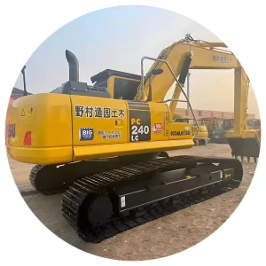 Used Komatsu Pc240 Japan 24 Ton Large Excavator Road Mining Foundation Construction Crawler Diesel Hydraulic Backhoe