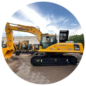 Used Komatsu Pc350 35 Ton Japan Original Large Crawler Excavator Diesel Hydraulic Excellent Condition in Stock