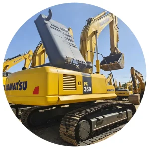 Used Komatsu Pc360 Japan 36 Ton Heavy Crawler Excavator Diesel Hydraulic Well Maintained Genuine Parts Fob Cif