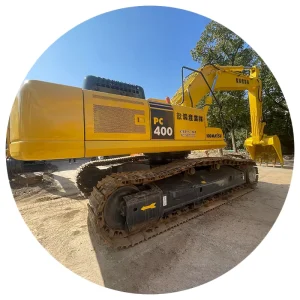 Used Komatsu Pc400 7 40 Ton Japan Heavy Excavator Crawler Diesel Hydraulic Parts Available Immediate Shipment