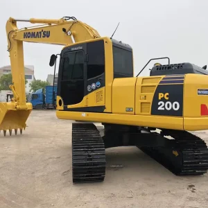 Used PC200 Hydraulic Crawler Excavator Original Japan 20 Ton Low Hour Digging Machine