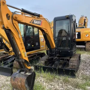 Used SANY SY35U Mini Excavator 3.5Ton Second Hand Small Crawler Digger Low Working Hours Original Condition
