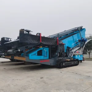 Used SeCrawler Vibrating Screen Mobile Screening Machine SCGS260 Tracked Conveyor Crusher Plant for Mining Quarry