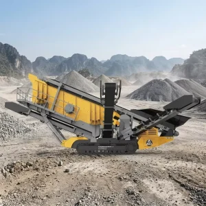 Used SeCrawler Vibrating Screen Mobile Screening Machine SCGS260 Tracked Conveyor Crusher Plant for Mining Quarry