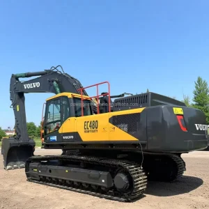 Used Volvo EC480 2.6m³ Bucket 48 Ton Heavy Duty Hydraulic Crawler Excavator for Rock Digging Mining