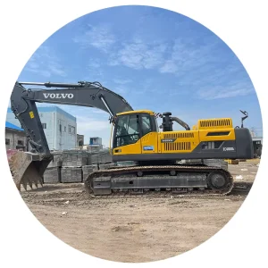 Used Volvo Ec480Dl Heavy Excavator 50 Ton Low Hours Diesel Crawler Hydraulic Ce Certified