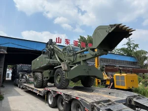 Used YH-210-E Wheel Excavator with Cummins Engine Gearbox and Motor 1 Year Warranty for Construction Foundation