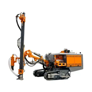 Used ZGYX 451 Blasting Hole Portable Mining Mounted Drilling Rig with Engine Max.25m Depth 90-152mm Diameter Air Compressor