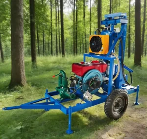 Vehicle Mounted 80m 100m 120m Deep Water Well Drilling Rig for Mine Drilling Machine