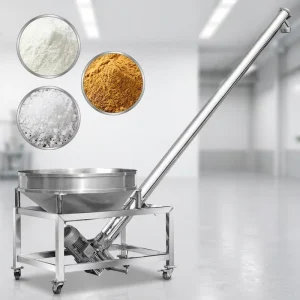 Vertical Incline Hopper Powder Screw Auger Conveyor for Food Powder Corn Powder