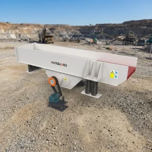 Vibrating Feeder 90-900t/h Feeding Size 0-1000mm Mining Stone Vibratory Feeder for Crushing Screening Plant