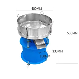 Vibrating Screen Chemical Powder Screening Equipment Rotary Vibrating Screen