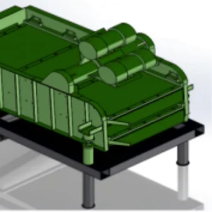 Vibrating Screen Dewatering Machine 304 Stainless Steel Screen Plate