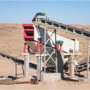 Vibrating Screen Stone Crusher Equipment With Core Components Bearing Motor Pump Engine For Ore Screening