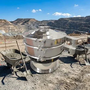 Vibrating Screen Ultrasonic System Vertical Circular Sieving Machine Fine Powder High Capacity Screening Machine Motor